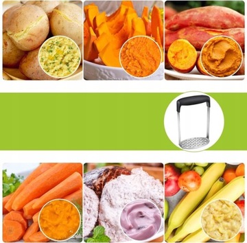 ПЕСТИЛЬ, РАЗБИВАТЕЛЬ, ЗАМЕСИТЕЛЬ, ПЮРЕ-ПРЕССЕР для картофеля, овощей, фруктов
