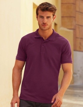 Поло Fruit of The Loom Premium Black XL