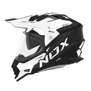 NOX N312 IMPULSE KASK MOTOCYKLOWY CROSS SZYBA S