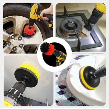 НАБОР ЩЕТКОВ ДЛЯ ОЧИСТКИ ДРЕЛИ И ОТВЕРТКИ С НЕЙЛОНОВЫМИ НАКЛАДКАМИ