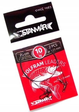 PRZYPON WOLFRAMOWY 25cm - 10kg STAN-MAR 2szt.