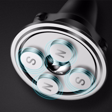 Автомобильный держатель Baseus Magentic с решетками для телефона