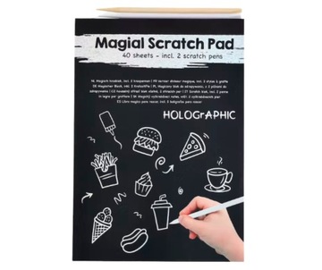 Magiczny blok zdrapka a5 40 stron certyfikat fsc