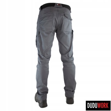 DuduWork РАБОЧИЕ БРЮКИ по охране труда и технике безопасности Серые Elastic 50