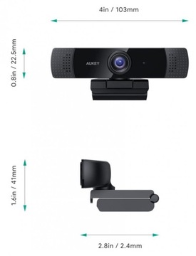 AUKEY PC-LM1E USB стерео веб-камера FHD
