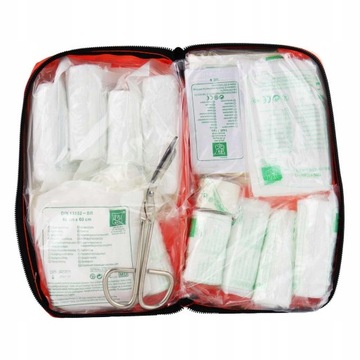 ZESTAW SAMOCHODOWY TRÓJKĄT APTECZKA TORBA GAŚNICA 1 KG DO AUTA Z UCHWYTEM