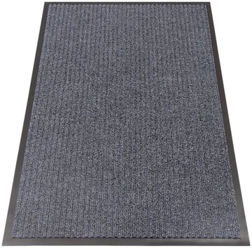 КОВРИК ДЛЯ ВХОДНОЙ ДВЕРИ НА УЛИЦЕ 80x120 БОЛЬШОЙ КОВРИК ДЛЯ ОБУВИ СЕРЫЙ