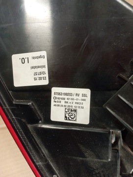 PORSCHE OE 97063199203 SVĚTLO ZADNÍ KOMBINOVANÁ