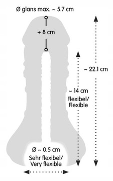 MASTURBATOR I NAKŁADKA NA PENISA PUSSY +8CM WIĘCEJ