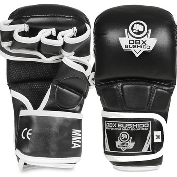 BUSHIDO RĘKAWICE DO MMA SPARINGOWE TRENINGOWE USZTYWNIENIE DBX MASTER