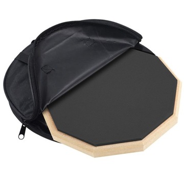 ДВУХСТОРОННИЙ БЕСШУМНЫЙ БАРАБАННЫЙ ПЭД 12 дюймов + НАБОР БАРАБАННЫХ ПАЛОЧЕК