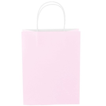 РОЗОВЫЙ БУМАЖНЫЙ ПАКЕТ А5 225/80/180 25 ШТ ЭКОСУМКА В ПОДАРОК