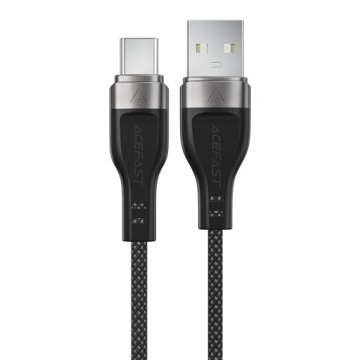 Kabel Acefast C11-04 Usb-a Usb-c 3A 1,2 m v magnetickém opletení černý
