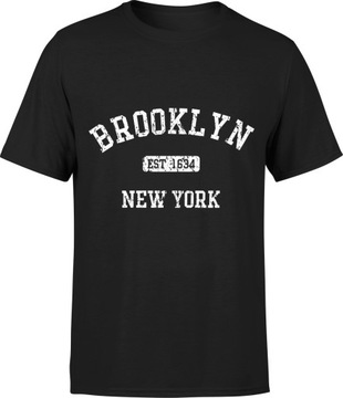 KOSZULKA MĘSKA NEW YORK NOWY JORK T-SHIRT ROZM. S MĘSKI TSHIRT Z NADRUKIEM