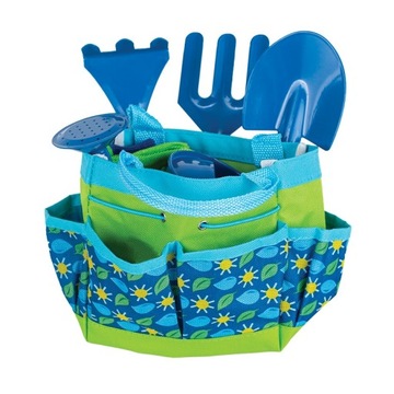 Детский набор инструментов, 6 шт., маленькая сумка-садовник.