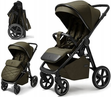 FUTURE DESIGN WÓZEK SPACEROWY XPLODE CHROME DUSTY KHAKI