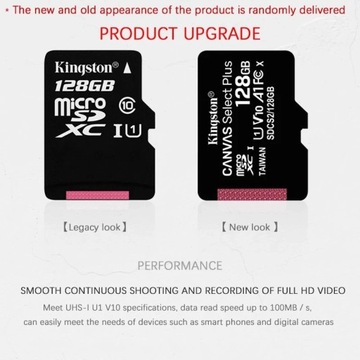 Карта KINGSTON Canvas Select Plus microSDXC 512 ГБ