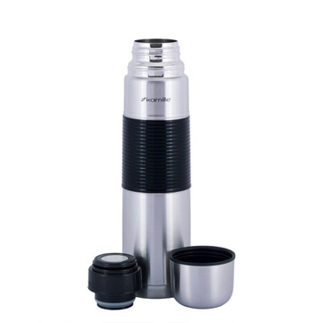 ВАКУУМНЫЙ ТЕРМОС БУТЫЛКА ТЕРМОКРУЖКА СТАЛЬ КАМИЛЛА