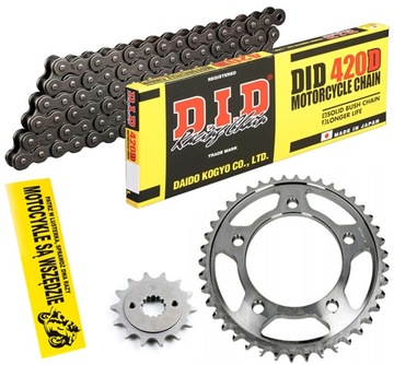 ZESTAW NAPĘD-OWY DID YAMAHA TZR 50 X POWER 1996-06
