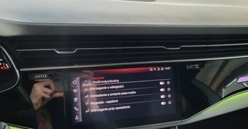 Audi Q8 SUV 3.0 45 TDI 231KM 2023 Audi Q8 Salon Polska Sline zawieszenie pneumatyczne os skretna, radary,ma, zdjęcie 15