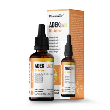 Pharmovit Witamina ADEK Junior Oil Active 30 ml