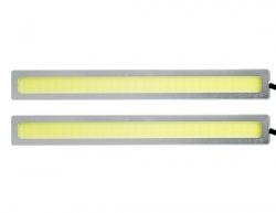 Lampa LED 12V Biała 2x4W 175mm srebrne