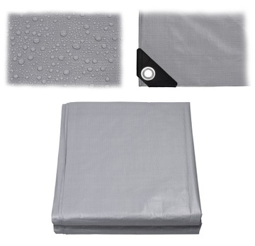 PLANDEKA 4x4 M 160g Wzmacniana WODOODPORNA UV MOCNA