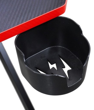 Игровой настольный стол для компьютерного игрока Black большой 120x60