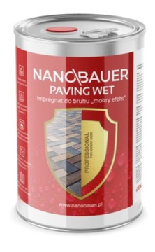 Impregnat do kostek bruk. NANOBAUER Paving Wet 5L