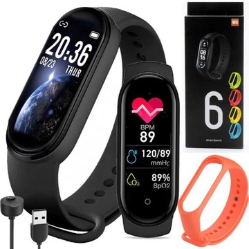 SMARTBAND M6 ZEGAREK SPORTOWY KROKOMIERZ PL