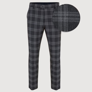 Szare spodnie męskie Slim Fit PAKO LORENTE 182/92
