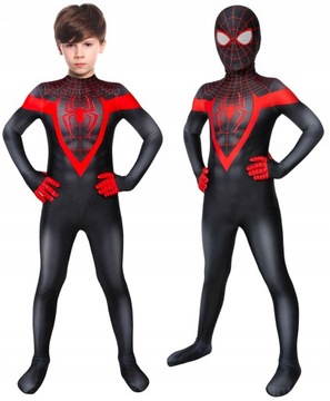 STRÓJ KOSTIUM NAJNOWSZY SPIDERMAN MILES MORALES 122/128 ( 130 ) balovelove