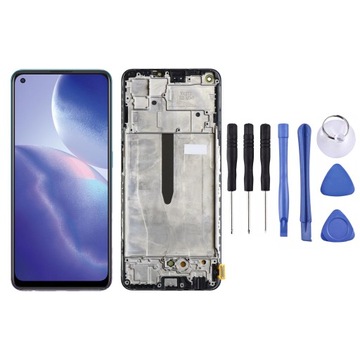 LCD WYŚWIETLACZ EKRAN DOTYK SZYBKA OPPO RENO5 Z CPH2211 RAMKA OLED
