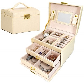 КОРОБКА-ОРГАНИЗАТОР ДЛЯ ЮВЕЛИРНЫХ УКРАШЕНИЙ ЭЛЕГАНТНЫЙ КОРОБКА ДЛЯ КАССЕТЫ