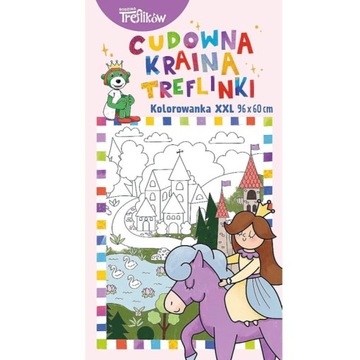 Duża kolorowanka podłogowa XXL CUDOWNA KRAINA