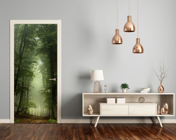 ТУМАННЫЙ ЛЕС ДВЕРНАЯ ФОЛЬГА САМОКЛЕЯЩАЯСЯ НАКЛЕЙКА