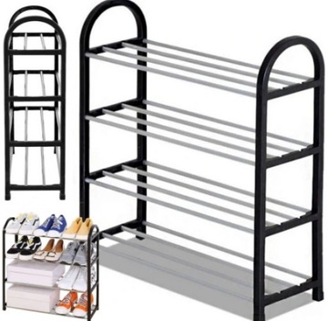 REGAŁ SZAFKA półka na buty OBUWIE ORGANIZER STOJAK METALOWA STALOWA