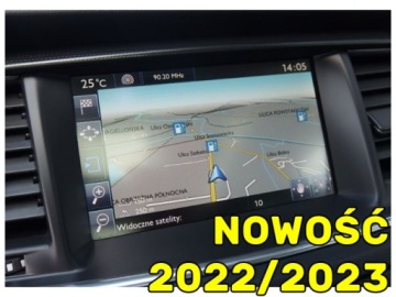 CITROEN 2023 Карта Европы C5 C4 DS3 DS4 DS5 Peugeot
