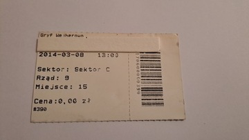 GÓRNIK WAŁBRZYCH - GRYF WEJHEROWO 08-03-2014