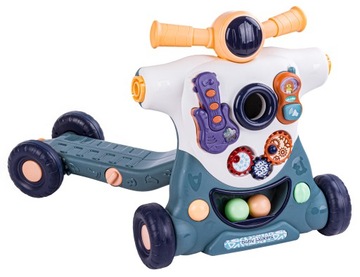 САМОКАТ WALKER 3 В 1 PUSH ЕЗДА СИНИЙ