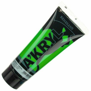 Farba akrylowa Renesans 14 zieleń błyszcząca 200ml