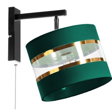 Kinkiet Ścienny z włącznikiem z łańcuszkiem LED Edison E27