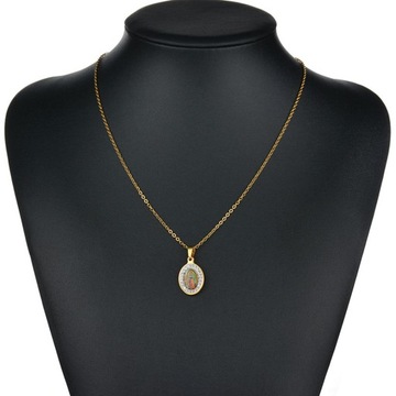 Ожерелье Мэри Подарки Стильный кулон Богородицы для женщин и мужчин Золото