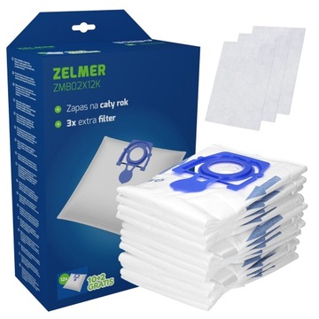 12x WORKI ODKURZACZA ZELMER ODYSSEY METEOR 2 ELF 2