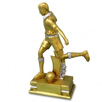 Statuetka PIŁKA NOŻNA piłkarz konkurs strzelec turniej 22,5 cm + NADRUK