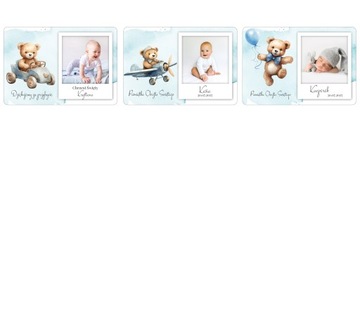 ФОТОМАГНИТ на холодильник Спасибо гостям Крещение годовалого ребенка.