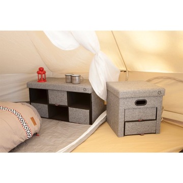 ХОЛБОРН ПУФА дорожный шкаф с 2 ящиками