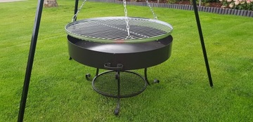 САДОВЫЙ ГРИЛЬ ТРЕХНОПНЫЙ 210 INOX GRATING 70 FIRE