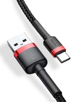 Кабель Baseus USB-C Type C для быстрой зарядки 3.0, 200 см