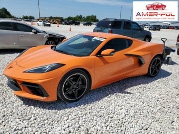 Chevrolet Corvette C7 2023 Chevrolet Corvette 2023, 6.2L, STINGRAY 1LT, od ubezpieczalni 6.2 Benzyna